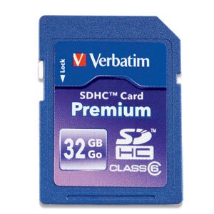 VERBATIM CORPORATION Premium SDHC Card™ 32GB 96871