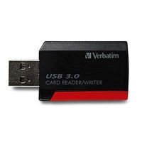 VERBATIM CORPORATION 98538 card reader USB 3.2 Gen 1 (3.1 Black, Red