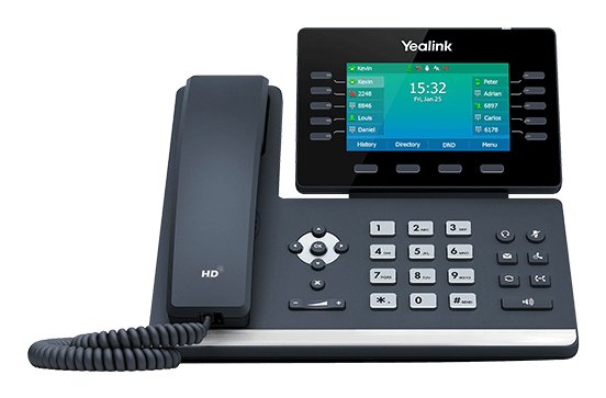 Yealink SIP-T54W IP phone Black 10 lines LCD Wi-Fi 1301081