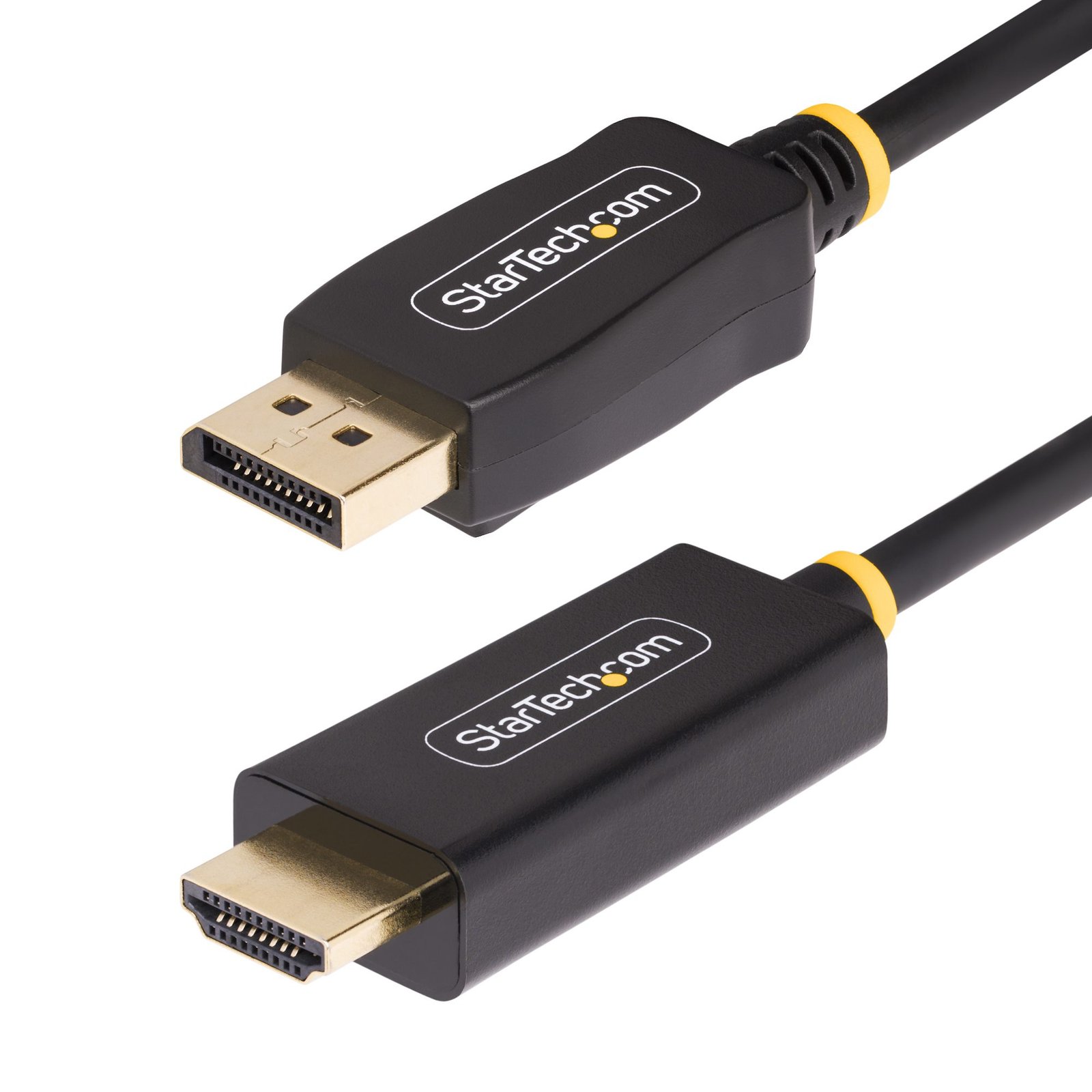 StarTech.com 15ft DisplayPort to HDMI Adapter Cable, 4K 60Hz with HDR, DP 2.0b, Active Video 15FDPHDMI4K60HD