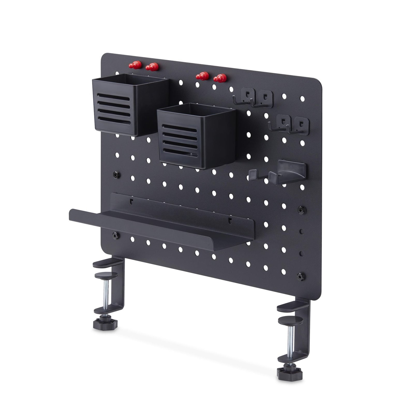 StarTech.com Clamp-On Pegboard with Accessories, 16.5 x 12.5in (42 32cm), Steel Desktop Storage 1612BDESKPEGBOA