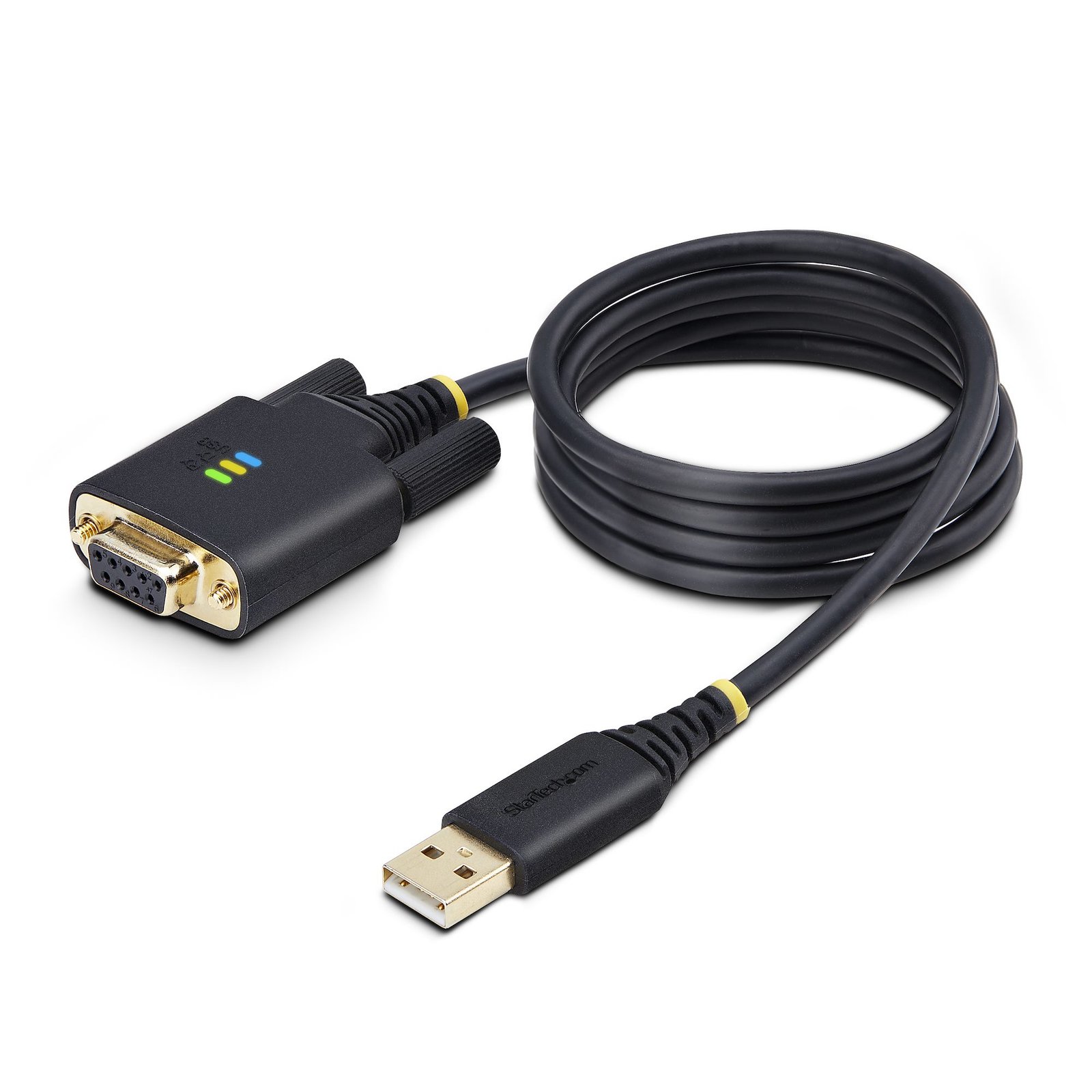 StarTech.com 3.3ft (1m) USB to Null Modem Serial Adapter Cable, Interchangeable DB9 Screws/Nuts, 1P3FFCNBUSBSERI