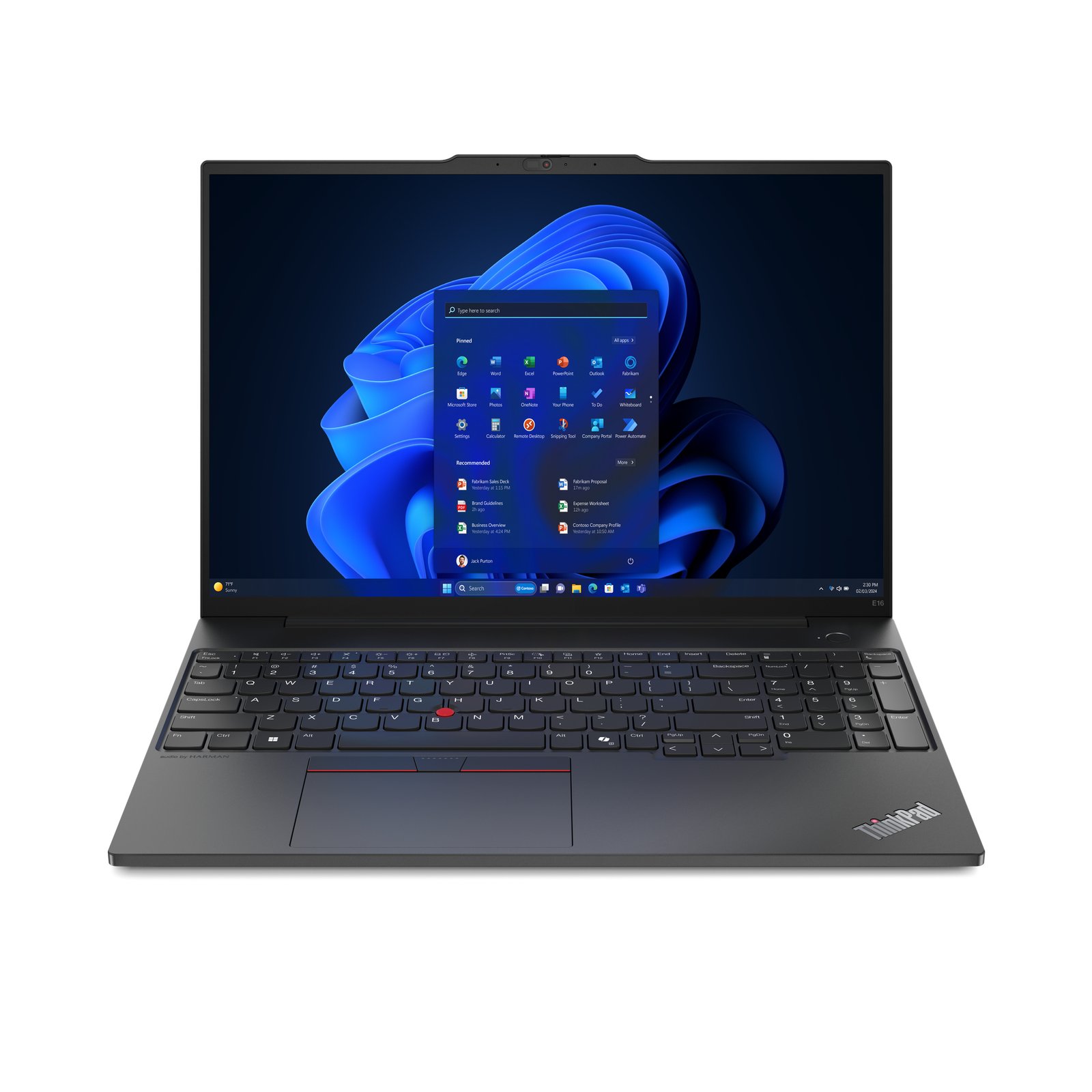 Lenovo ThinkPad E16 Gen 2 (AMD) Ryzen™ 5 PRO 7535U Laptop 40.6 cm (16") WUXGA GB DDR5-SDRAM 256 SSD 21M5000GUSEXCES