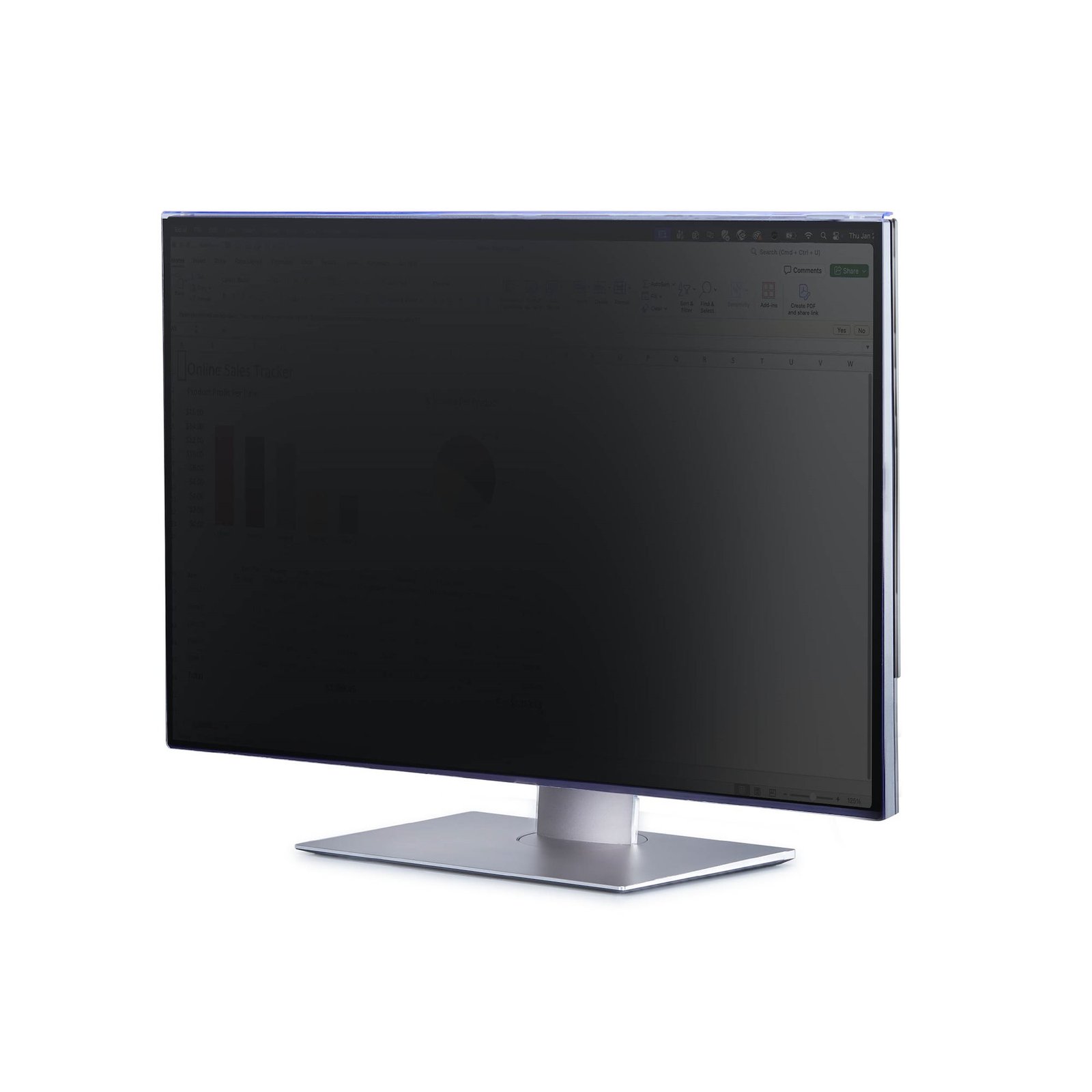 StarTech.com 32-inch 16:9 Computer Monitor Privacy Screen, Hanging Acrylic Filter, Quick-Install 3269APRIVACYSCR