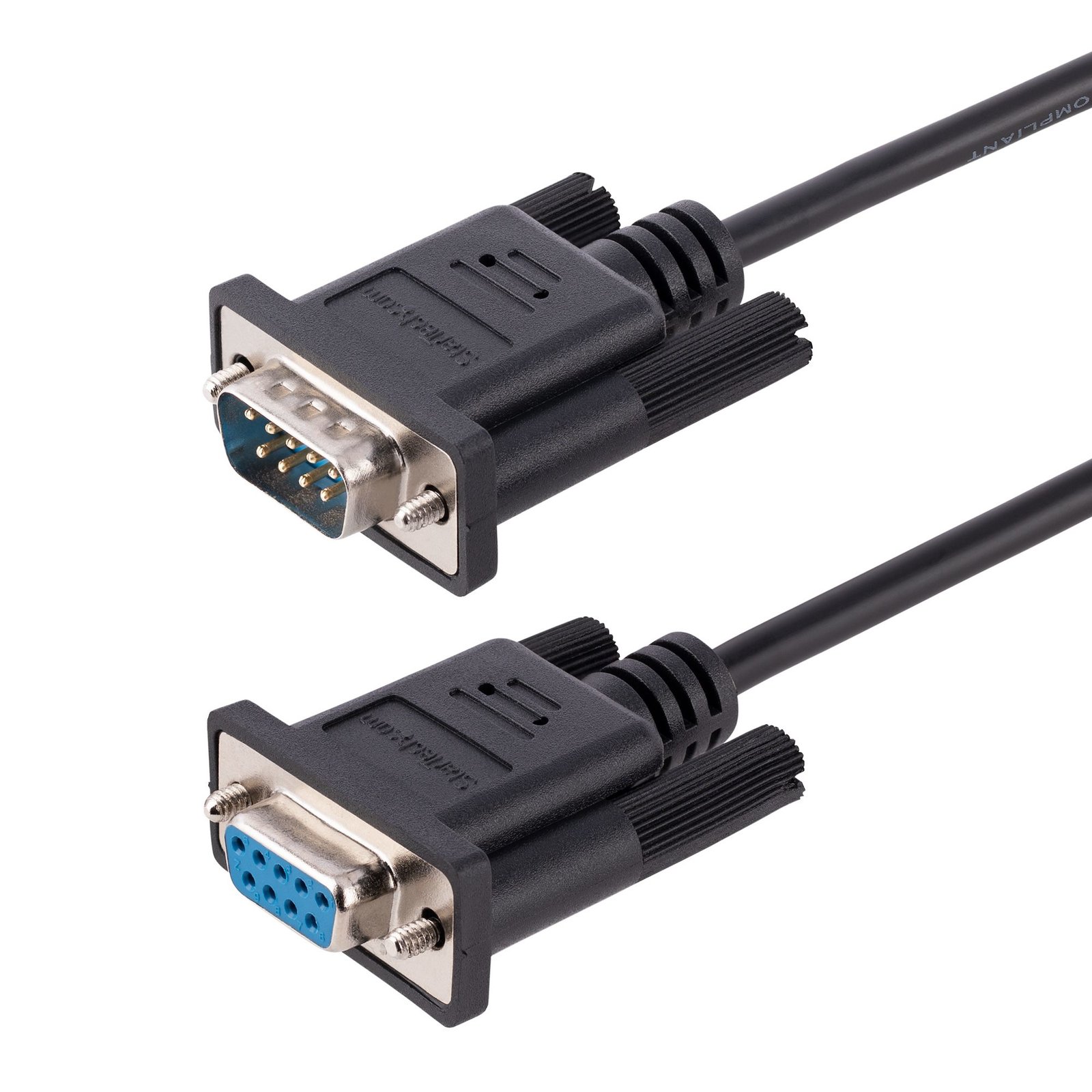 StarTech.com 3m RS232 Serial Null Modem Cable, Crossover w/Al-Mylar Shielding, DB9 COM Port Female 9FMNM3MRS232CBL