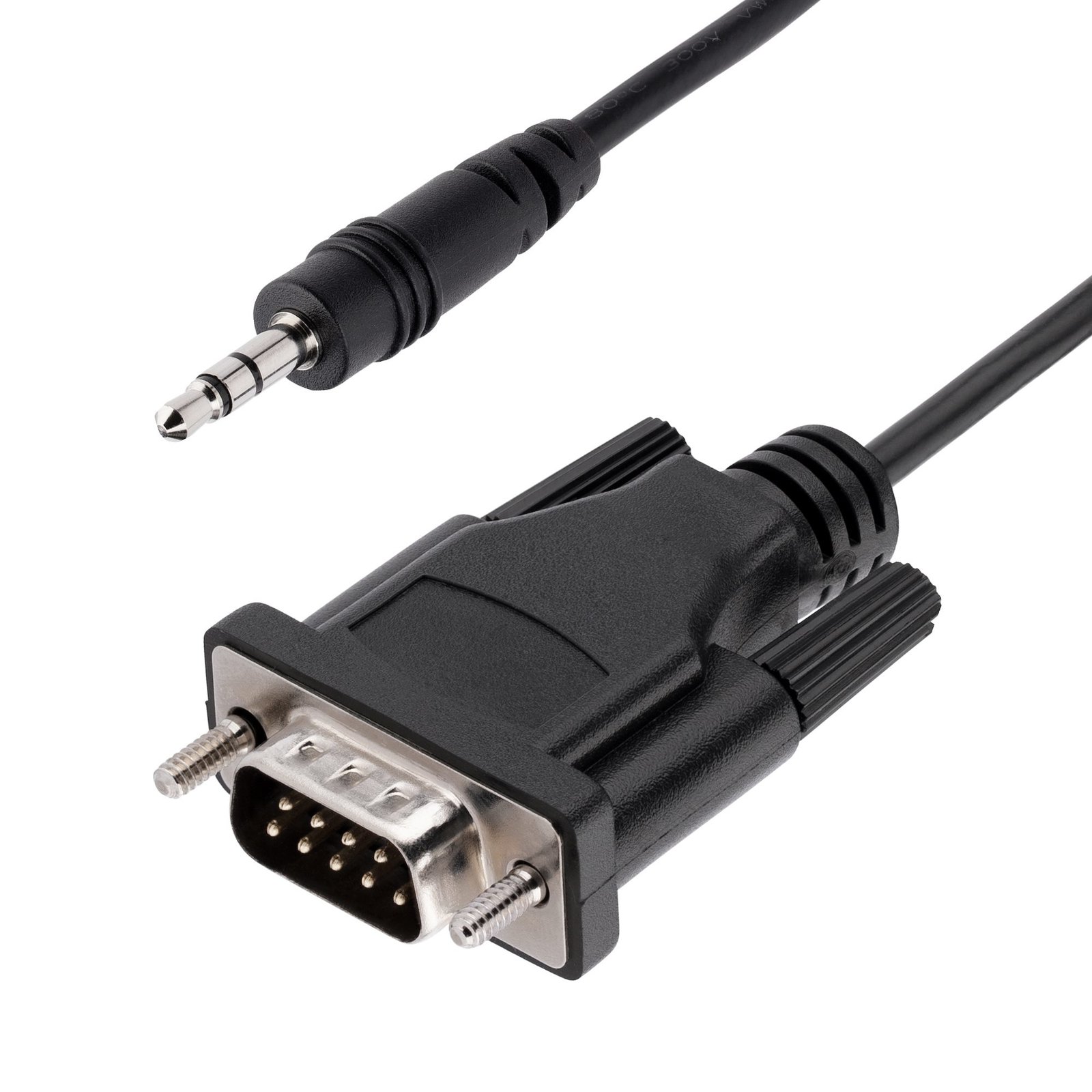 StarTech.com 3ft (1m) DB9 to 3.5mm Serial Cable for Device Configuration, RS232 Male Used 9M351MRS232CABL