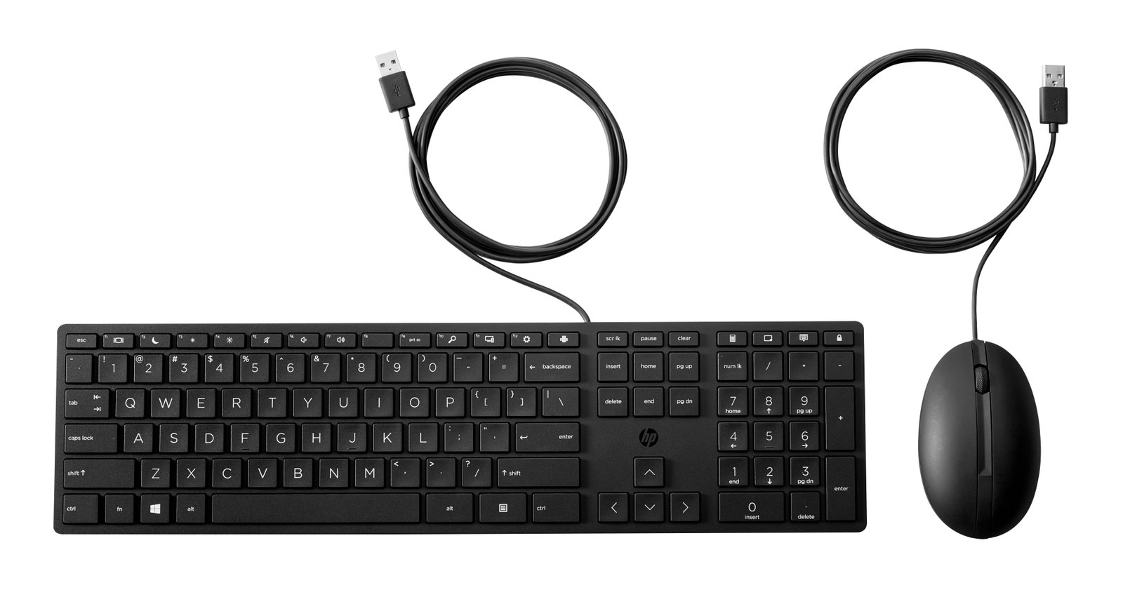 HP Business Wired Desktop 320MK Mouse and Keyboard 9SR36UT