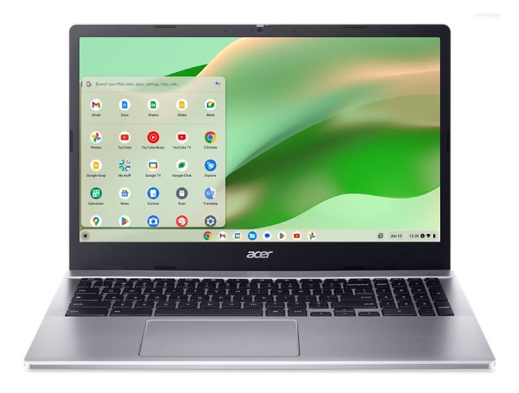 Acer America Corp. Chromebook CB315-5HT-C7U5 Intel® N N100 39.6 cm (15.6") Touchscreen Full HD 4 GB CB3155HTC7U5