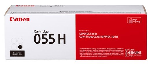 Canon USA imageCLASS Toner 055 ink cartridge 1 pc(s) Original High (XL) Yield Black CRG055HBK