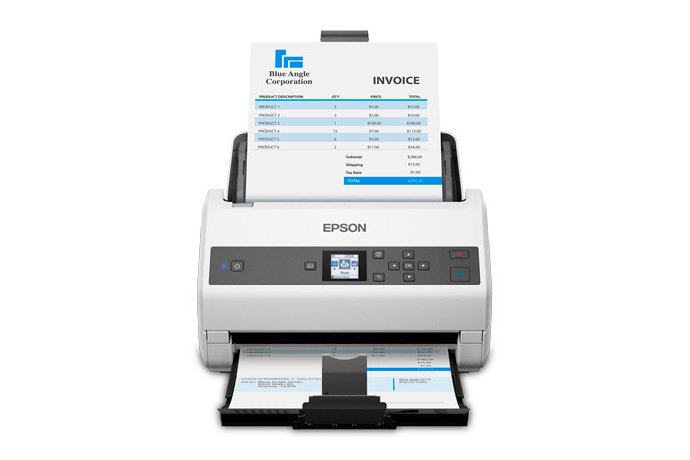 Epson America Print WorkForce B11B251201 scanner Sheet-fed 600 x DPI A4 Grey, White DS970