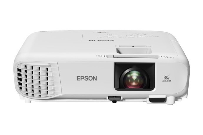 Epson America PowerLite W49 Standard throw projector 3800 ANSI lumens 3LCD WXGA (1280x800) White EMPW49