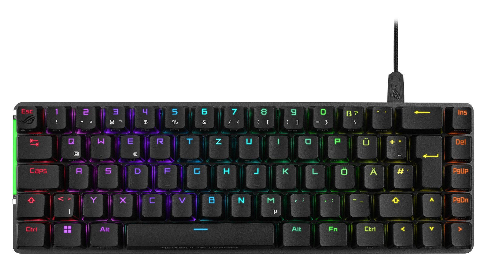 ASUS M602 FALCHION ACE/NXBN/BLK/US/PBT keyboard Gaming USB Black FALCHIONNXBNBLK