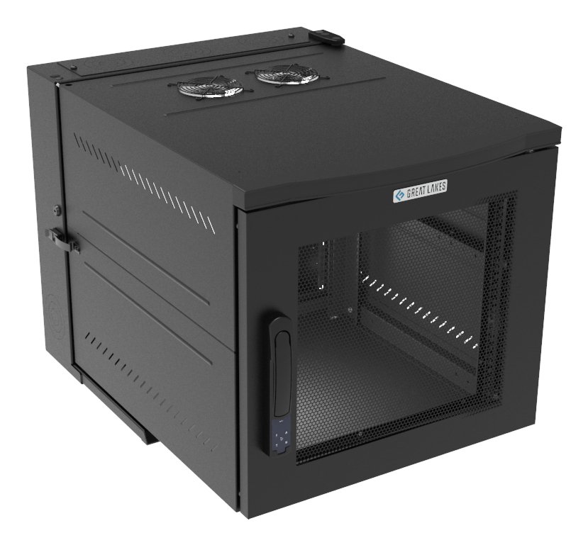 Vertiv Corp WDX 11U Wall mounted rack Black GL24WDXMBSEAF