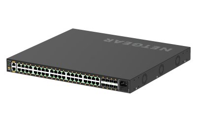 NETGEAR GSM4248P Managed L2/L3/L4 Gigabit Ethernet (10/100/1000) Power over (PoE) 1U Black GSM4248P100NAS