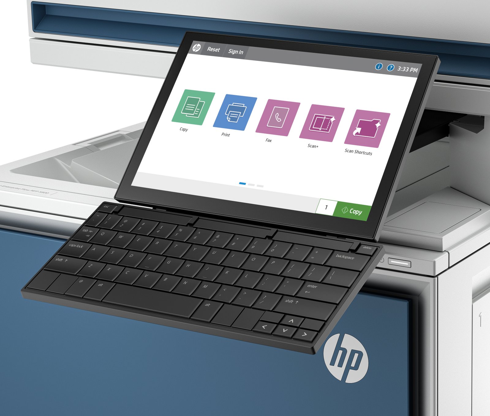 HPI Comm Print HP LaserJet Workflow Keyboard HP1M0Q2A