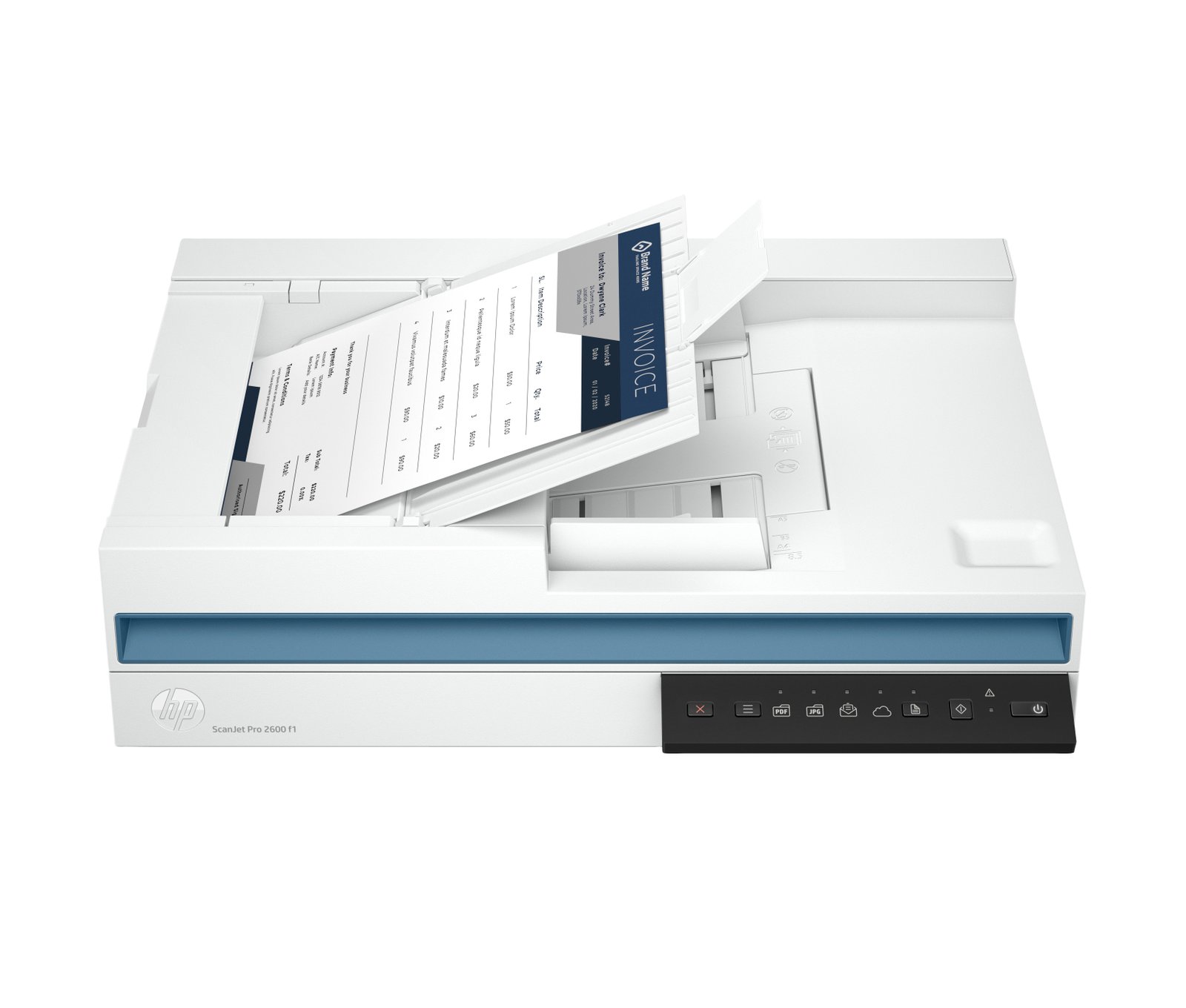 HPI Comm Print HP ScanJet Pro 2600 f1 Flatbed scanner 1200 x DPI A4 White HPCSJP2600F1