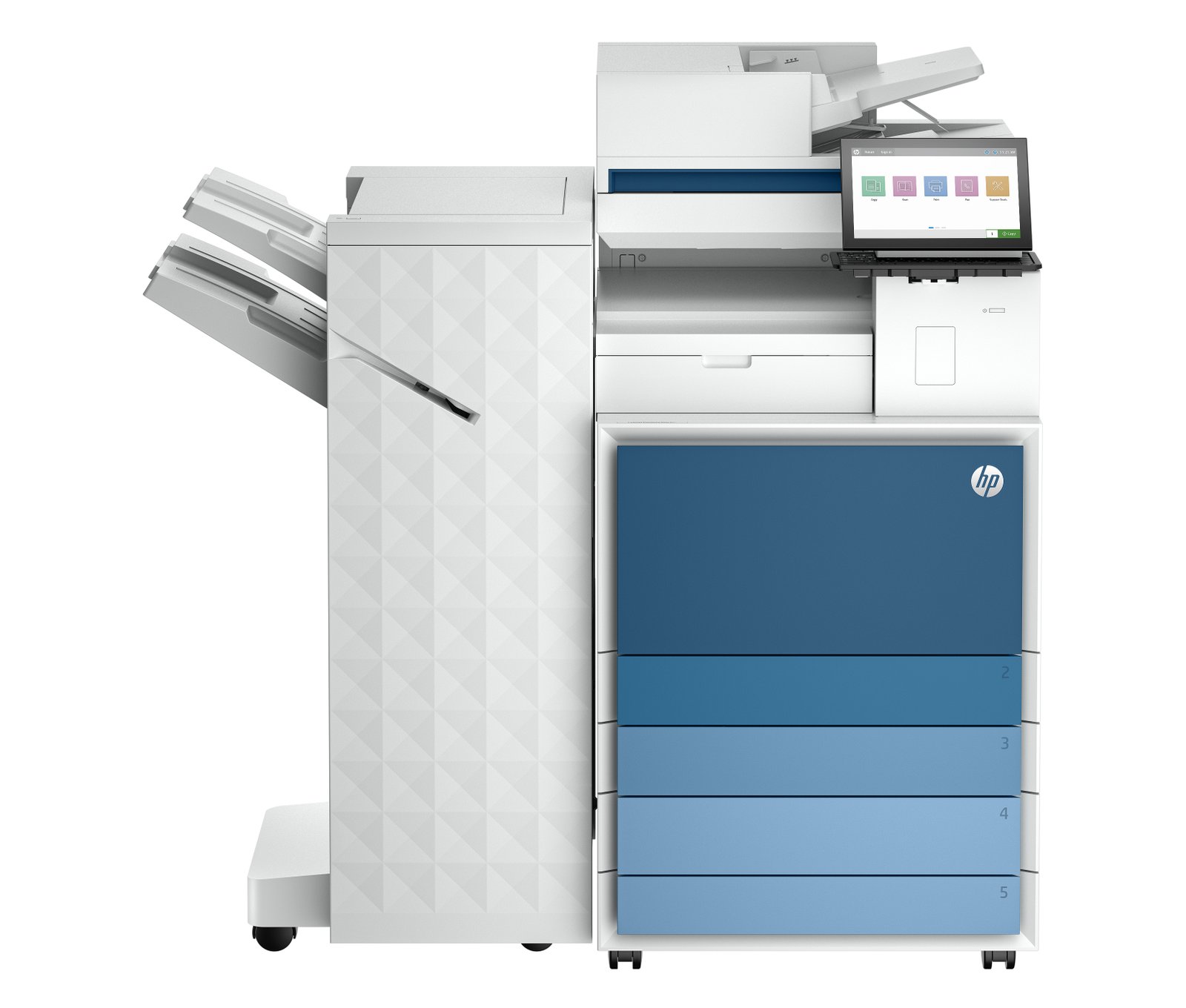 HPI Comm Print HP Color LaserJet Enterprise Flow 8601z+ Multifunction Black and white Printer, Only HPLJEM8601Z