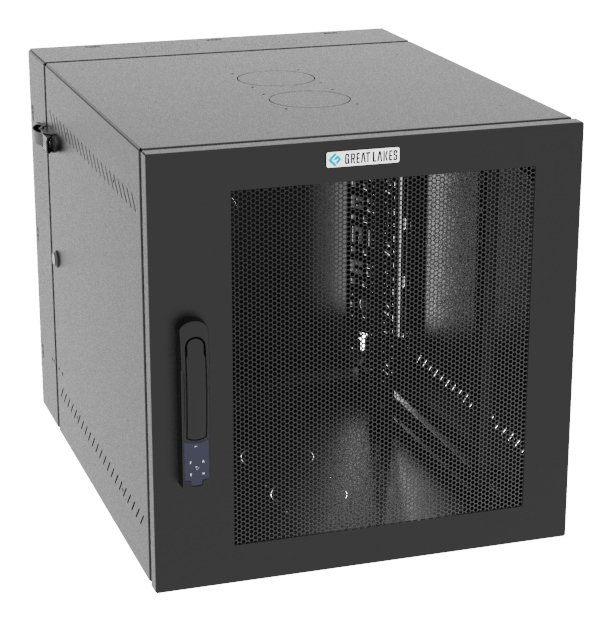 Vertiv Corp VR Rack GL24WMCMM-B-SE-00-CM cabinet 12U Wall mounted Black L24WMCMMBSE00CM