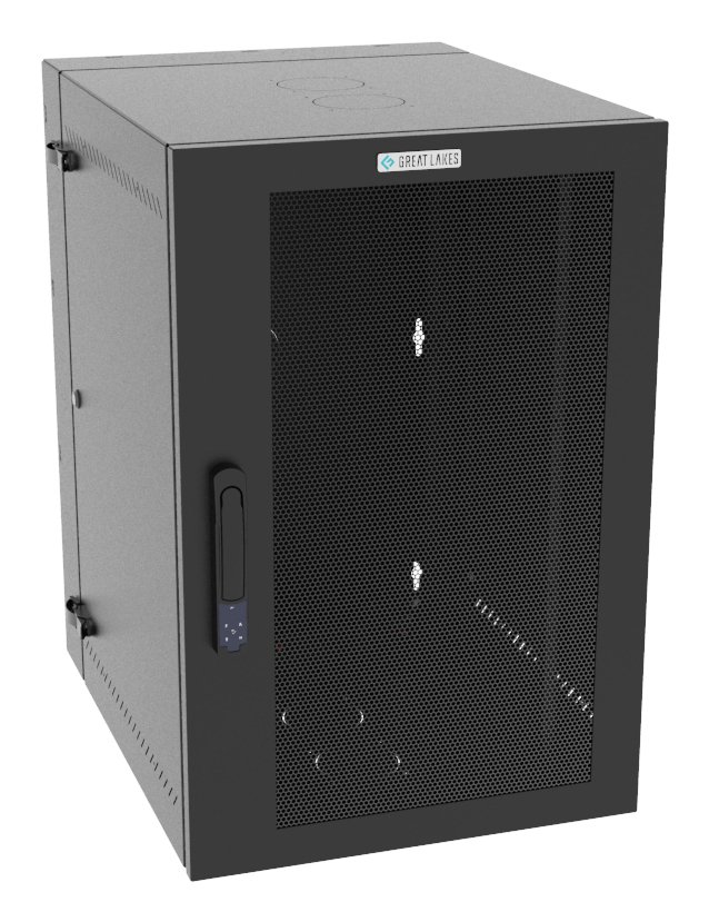 Vertiv Corp VR Rack GL36WMCMM-B-SE-00-00 cabinet 19U Wall mounted Black L36WMCMMBSE0000