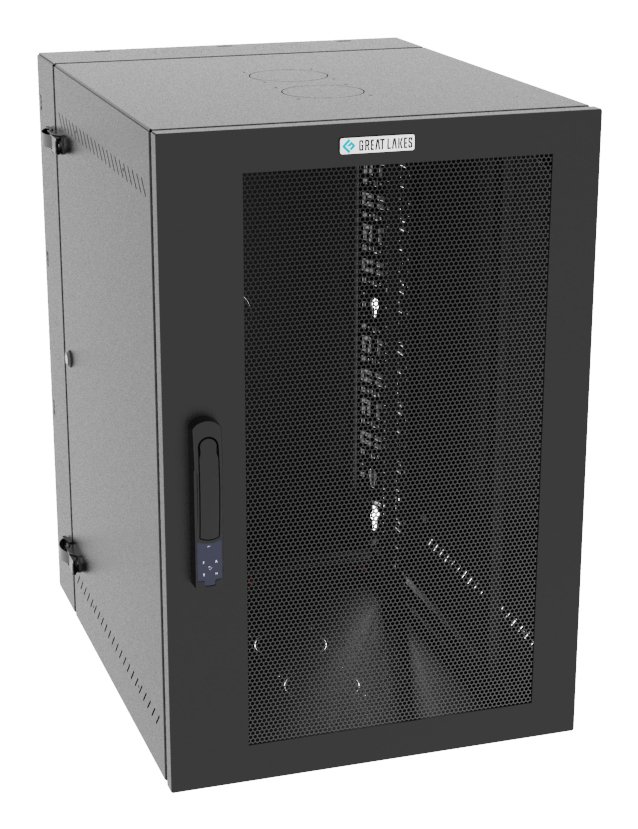 Vertiv Corp VR Rack GL36WMCMM-B-SE-00-CM cabinet 19U Wall mounted Black L36WMCMMBSE00CM