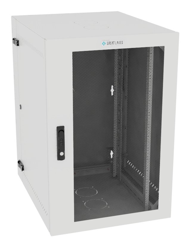Vertiv Corp VR Rack GL36WMCMM-W-SC-00-00 cabinet 19U Wall mounted White L36WMCMMWSC0000