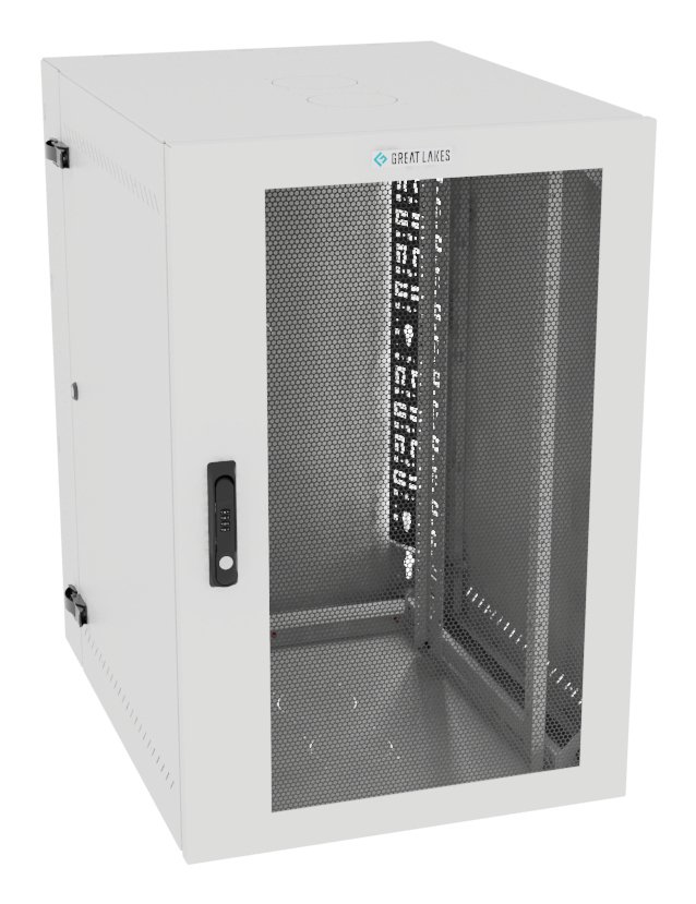 Vertiv Corp VR Rack GL36WMCMM-W-SC-00-CM cabinet 19U Wall mounted White L36WMCMMWSC00CM