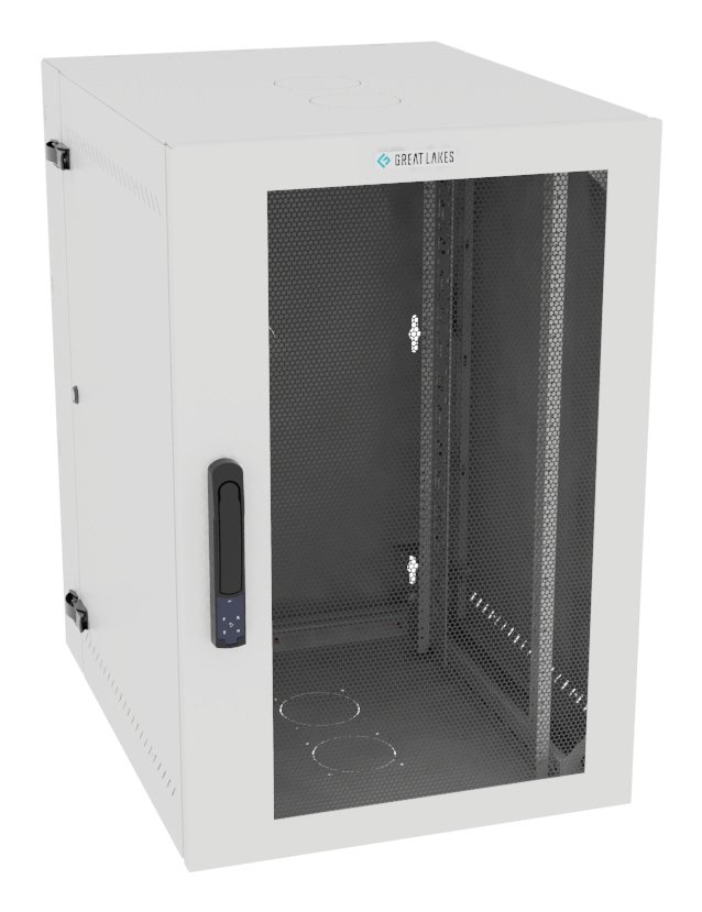 Vertiv Corp VR Rack GL36WMCMM-W-SE-00-00 cabinet 19U Wall mounted White L36WMCMMWSE0000