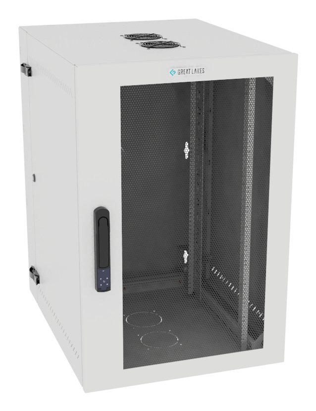 Vertiv Corp VR Rack GL36WMCMM-W-SE-AF-00 cabinet 19U Wall mounted White L36WMCMMWSEAF00