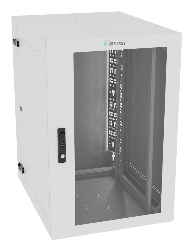 Vertiv Corp VR Rack GL36WMCMP-W-SC-00-CM cabinet 19U Wall mounted White L36WMCMPWSC00CM
