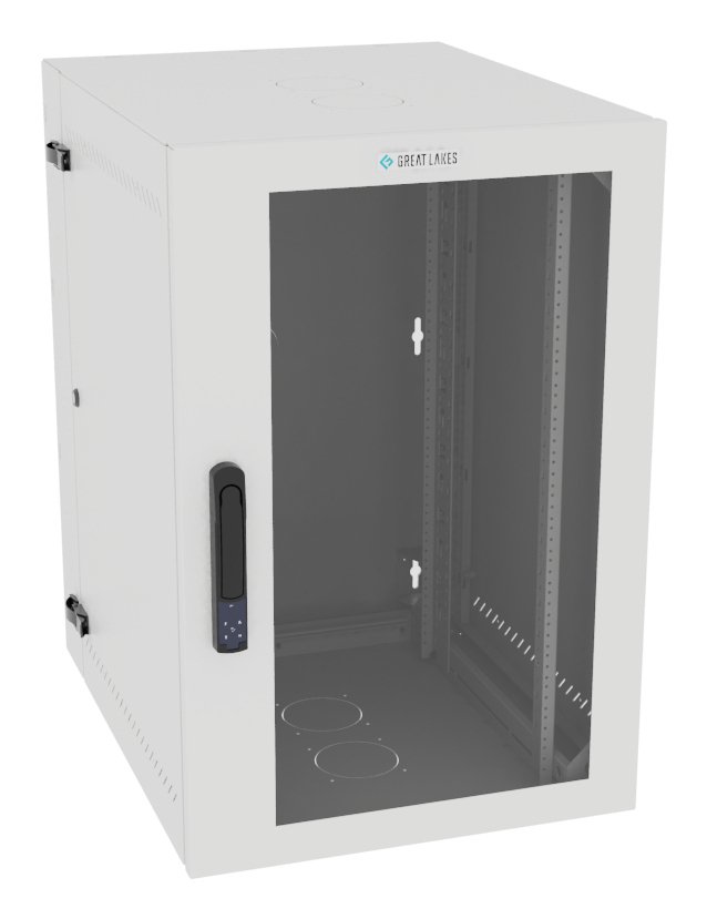 Vertiv Corp VR Rack GL36WMCMP-W-SE-00-00 cabinet 19U Wall mounted White L36WMCMPWSE0000
