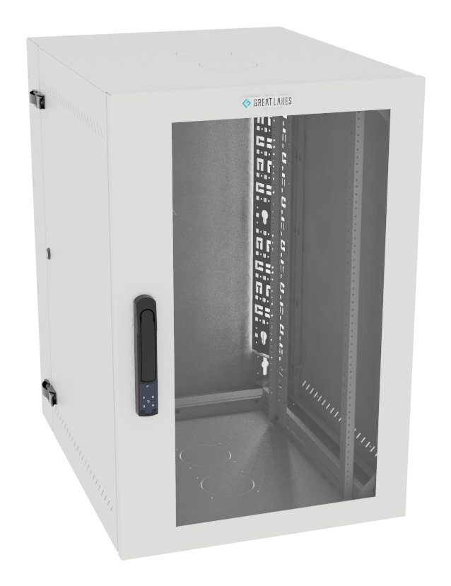 Vertiv Corp VR Rack GL36WMCMP-W-SE-00-CM cabinet 19U Wall mounted White L36WMCMPWSE00CM