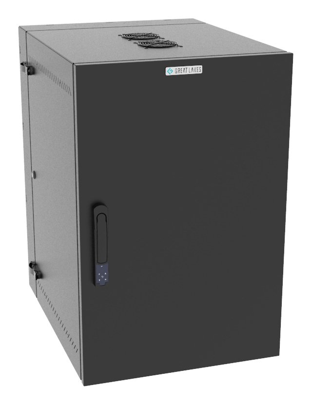 Vertiv Corp VR Rack GL36WMCMS-B-SE-AF-00 cabinet 19U Wall mounted Black L36WMCMSBSEAF00