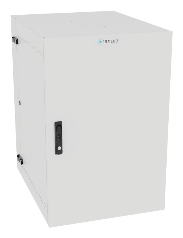 Vertiv Corp VR Rack GL36WMCMS-W-SC-00-00 cabinet 19U Wall mounted White L36WMCMSWSC0000