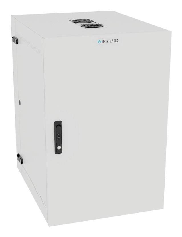 Vertiv Corp VR Rack GL36WMCMS-W-SC-AF-00 cabinet 19U Wall mounted White L36WMCMSWSCAF00