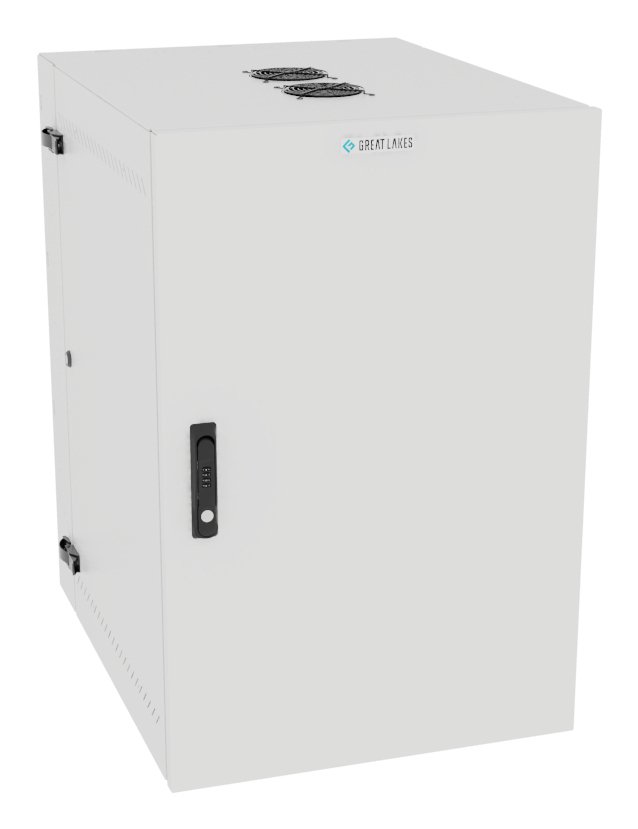 Vertiv Corp VR Rack GL36WMCMS-W-SC-AF-CM cabinet 19U Wall mounted White L36WMCMSWSCAFCM