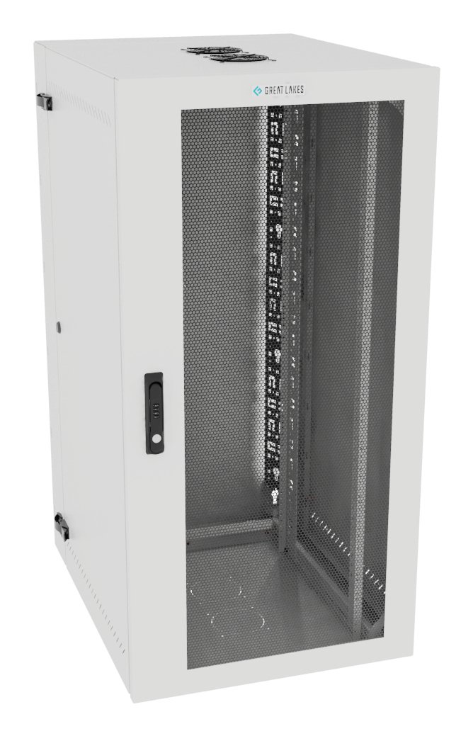 Vertiv Corp VR Rack GL48WMCMM-W-SC-AF-CM cabinet 25U Wall mounted White L48WMCMMWSCAFCM