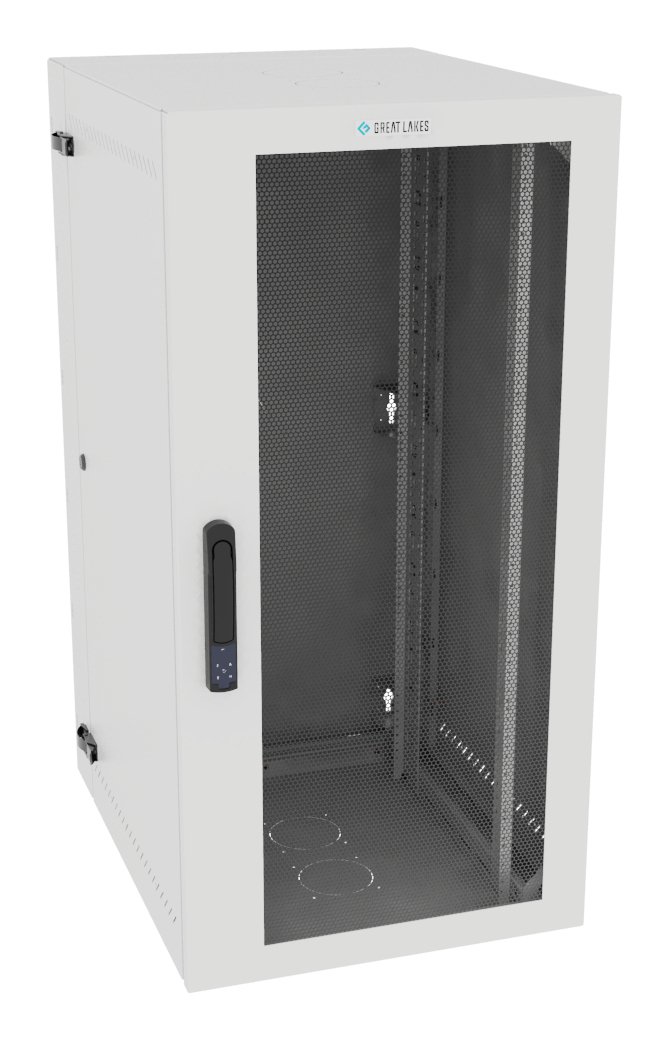 Vertiv Corp VR Rack GL48WMCMM-W-SE-00-00 cabinet 25U Wall mounted White L48WMCMMWSE0000