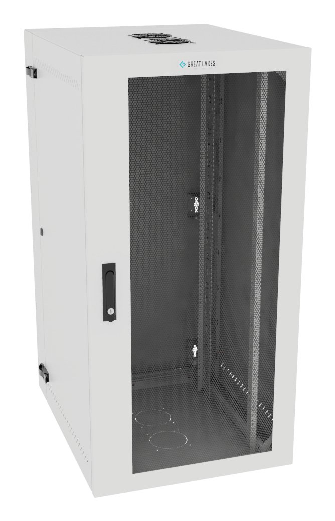 Vertiv Corp VR Rack GL48WMCMM-W-SH-AF-00 cabinet 25U Wall mounted White L48WMCMMWSHAF00