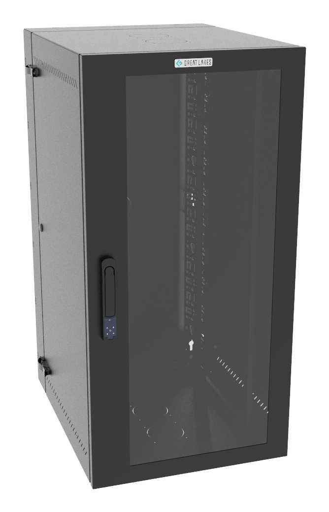 Vertiv Corp VR Rack GL48WMCMP-B-SE-00-CM cabinet 25U Wall mounted Black L48WMCMPBSE00CM
