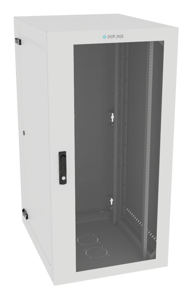 Vertiv Corp VR Rack GL48WMCMP-W-SC-00-00 cabinet 25U Wall mounted White L48WMCMPWSC0000