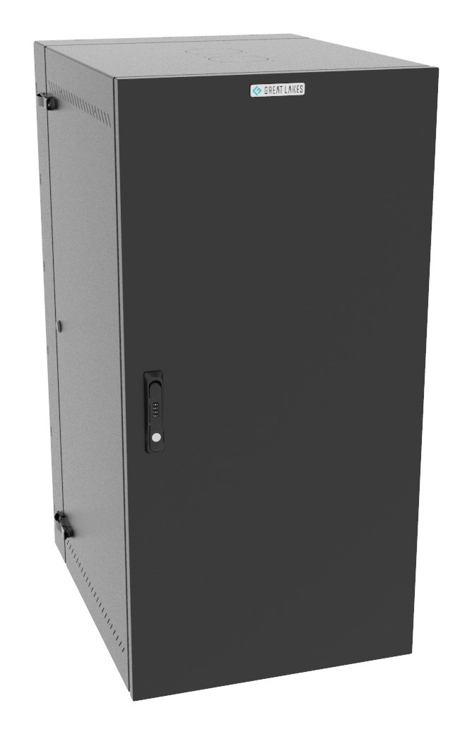 Vertiv Corp VR Rack GL48WMCMS-B-SC-00-00 cabinet 25U Wall mounted Black L48WMCMSBSC0000