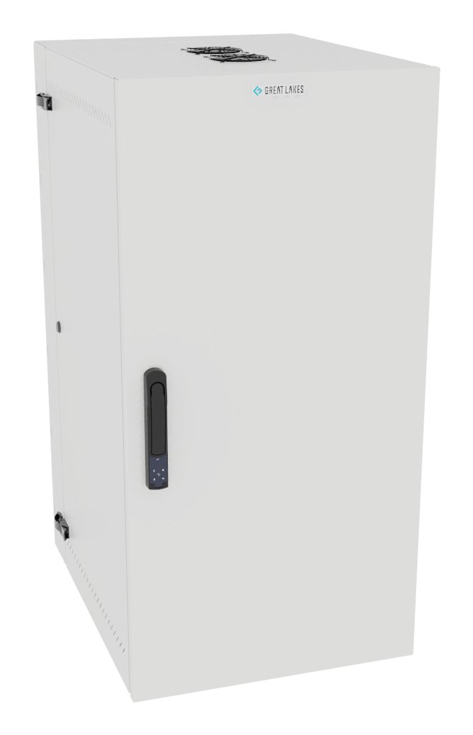 Vertiv Corp VR Rack GL48WMCMS-W-SE-AF-CM cabinet 25U Wall mounted White L48WMCMSWSEAFCM
