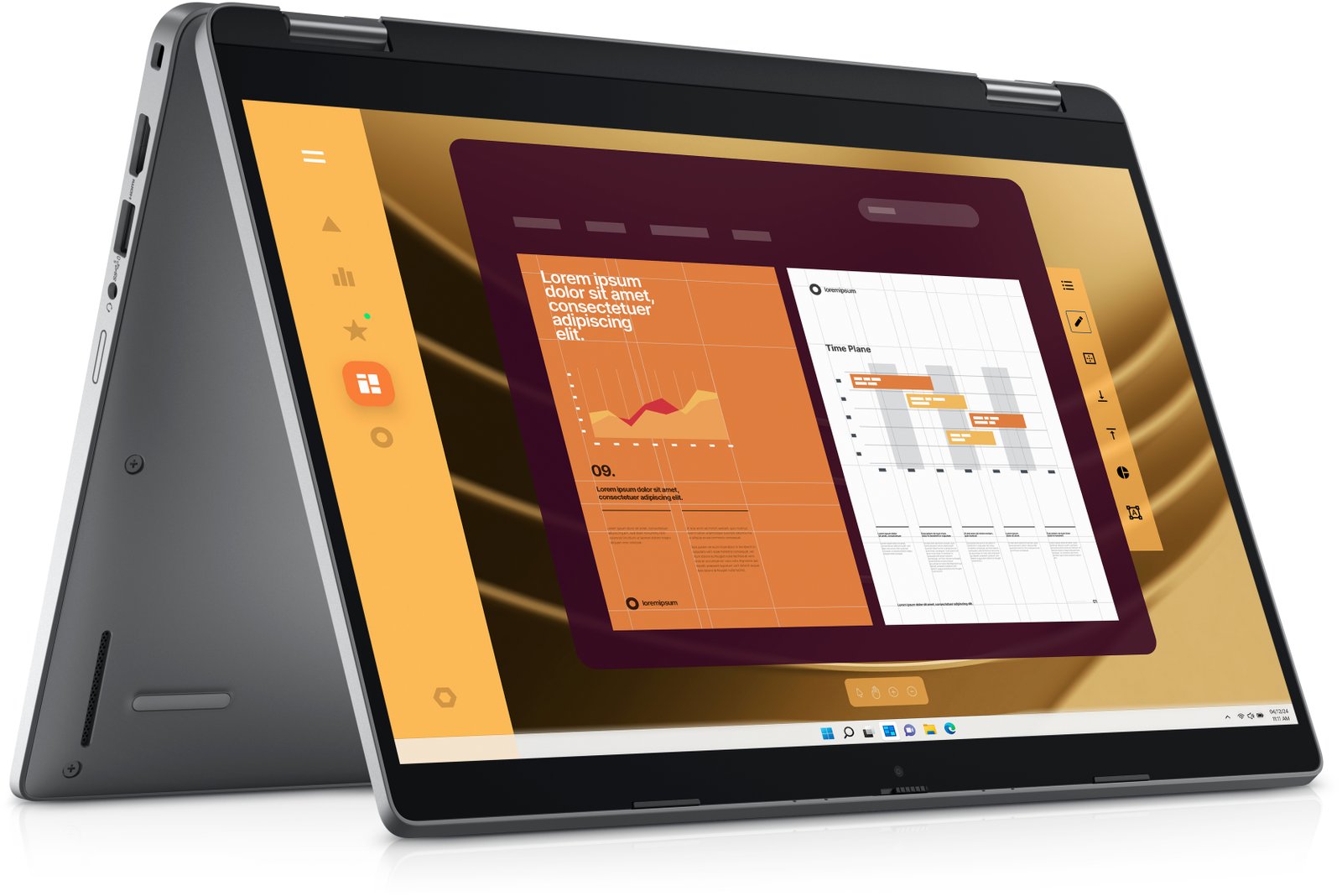 Dell Commercial Latitude 5350 2-in-1 Intel Core Ultra 5 135U Hybrid 33.7 cm (13.3") Touchscreen LATI5350WXGRT