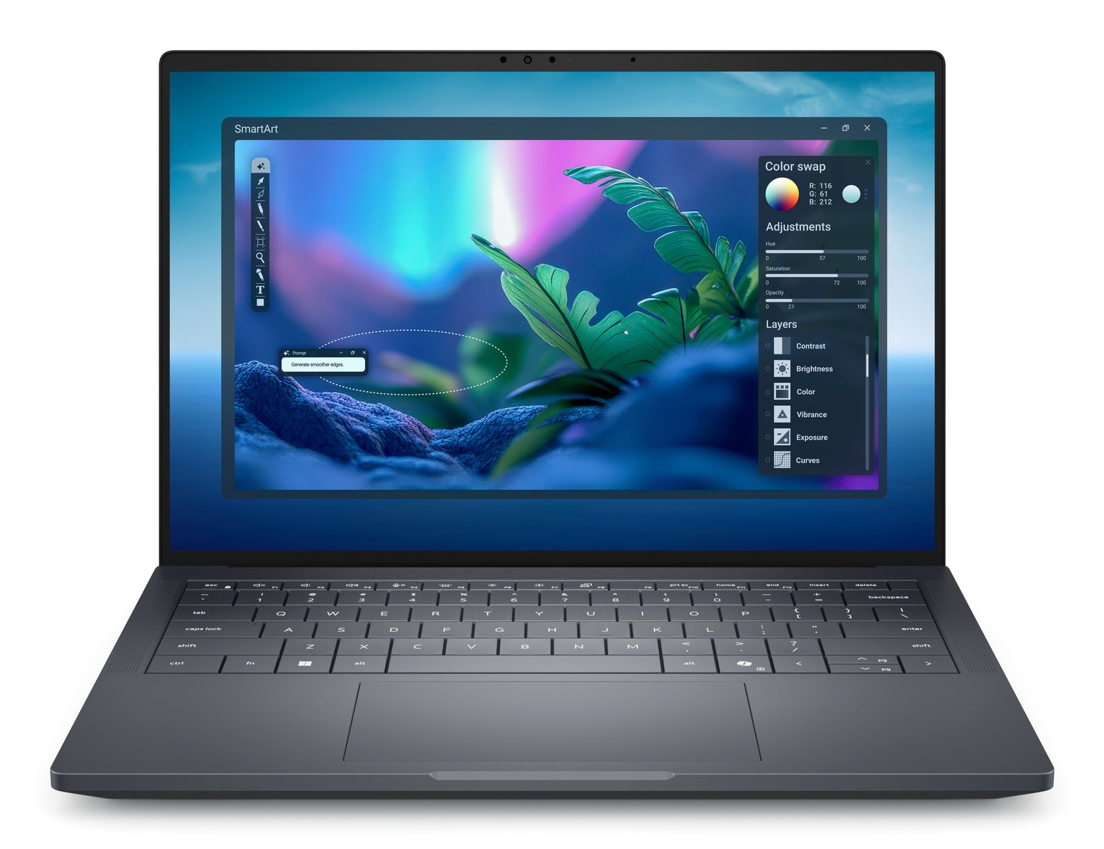 Dell Commercial Pro Max 14 Premium MA14250 Intel Core Ultra 7 255H Laptop 35.6 cm Full HD+ 32 GB MA14250K71R2