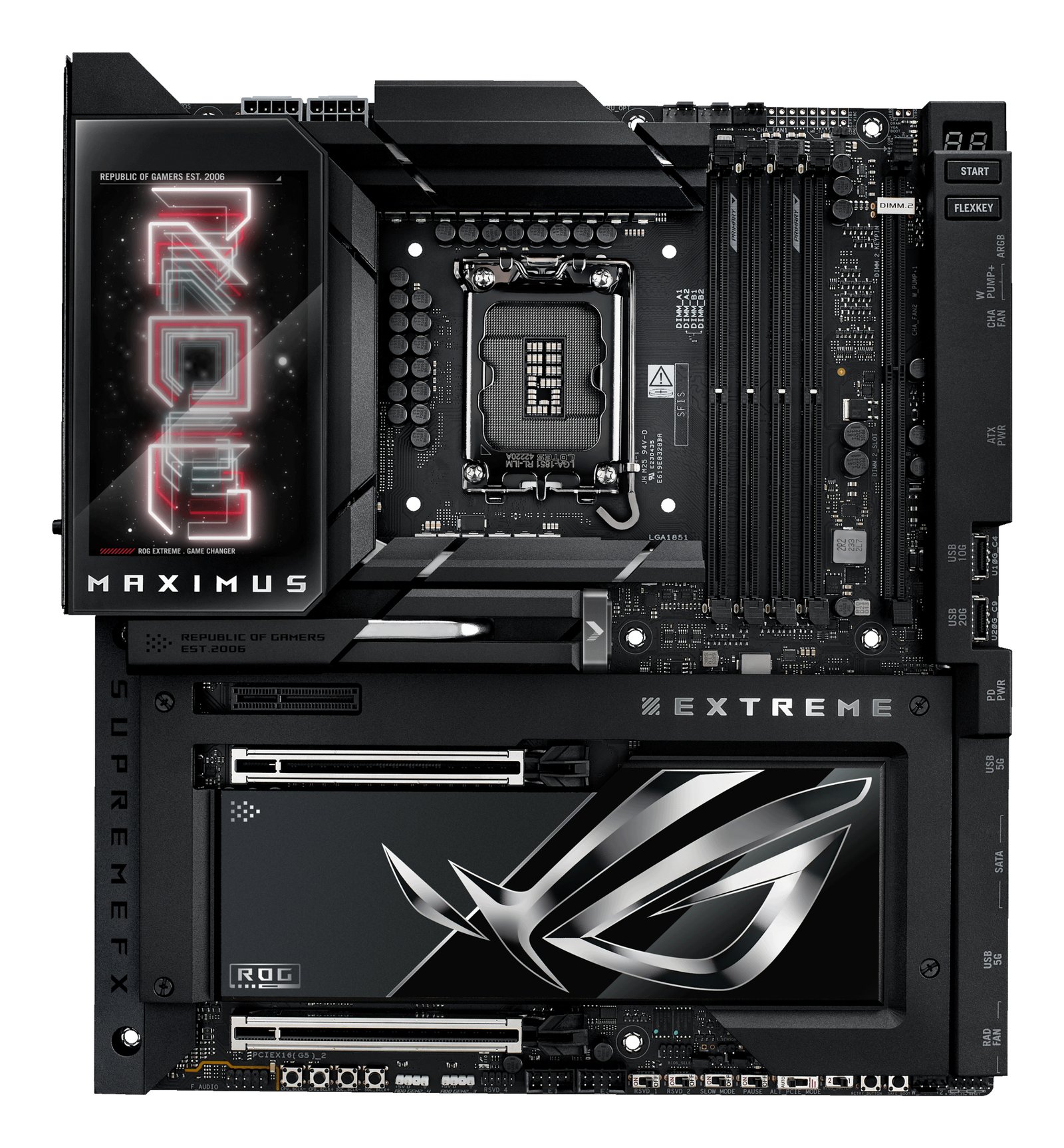ASUS ROG MAXIMUS Z890 EXTREME Intel LGA 1851 (Socket V1) Extended ATX MAXIMUSZ890EXTR