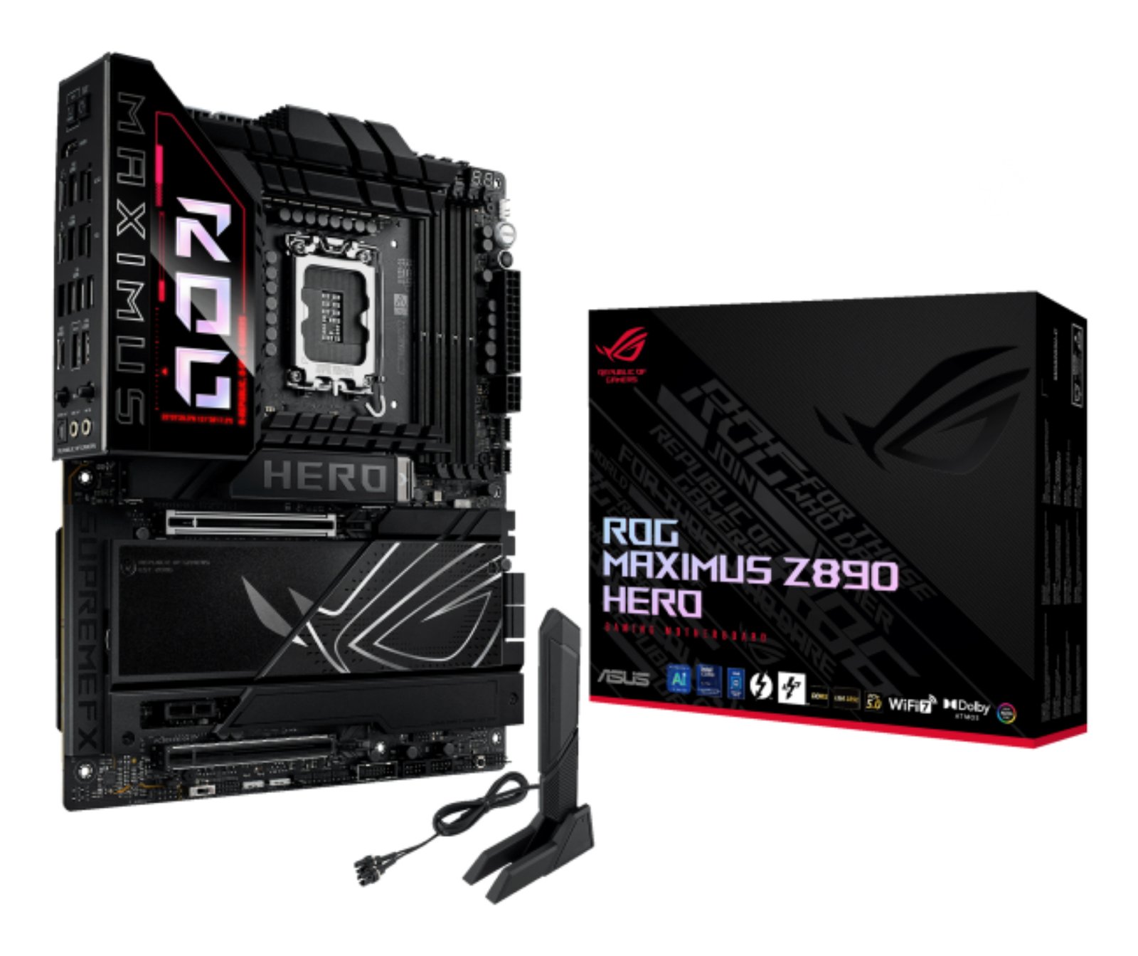 ASUS ROG MAXIMUS Z890 HERO Intel LGA 1851 (Socket V1) ATX MAXIMUSZ890HERO