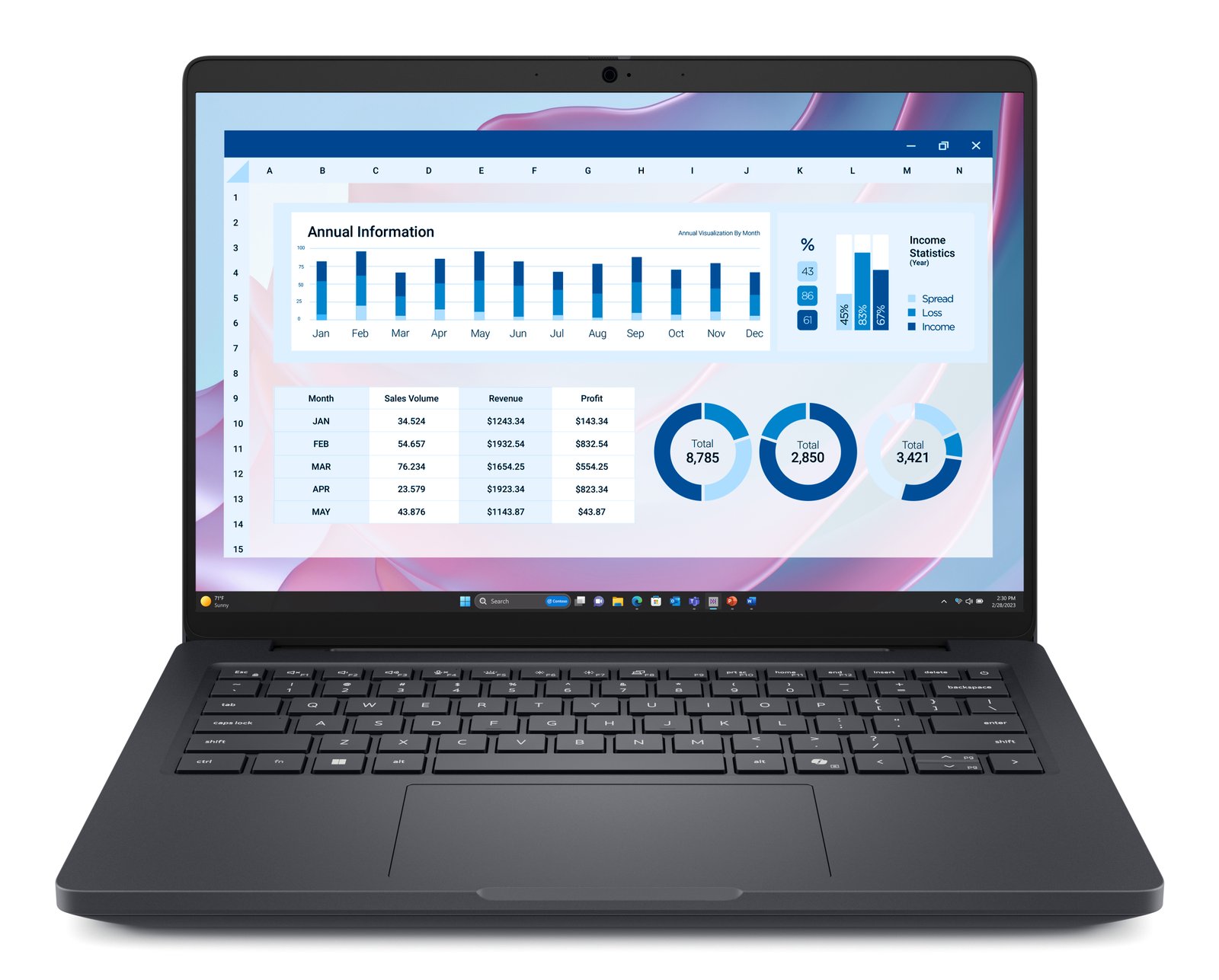 Dell Commercial Pro Max 14 MC14255 AMD Ryzen AI 7 350 Mobile workstation 35.6 cm Full HD+ 16 GB MC142553RJCP