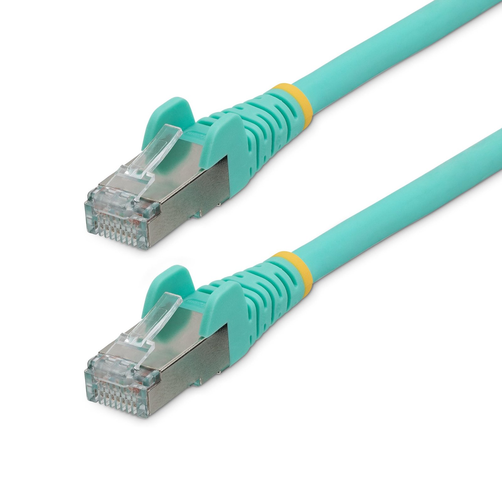 StarTech.com 4ft CAT6a Ethernet Cable - Aqua - Low Smoke Zero Halogen (LSZH) - 10GbE 500MHz 100W NLAQ4FCAT6APCH