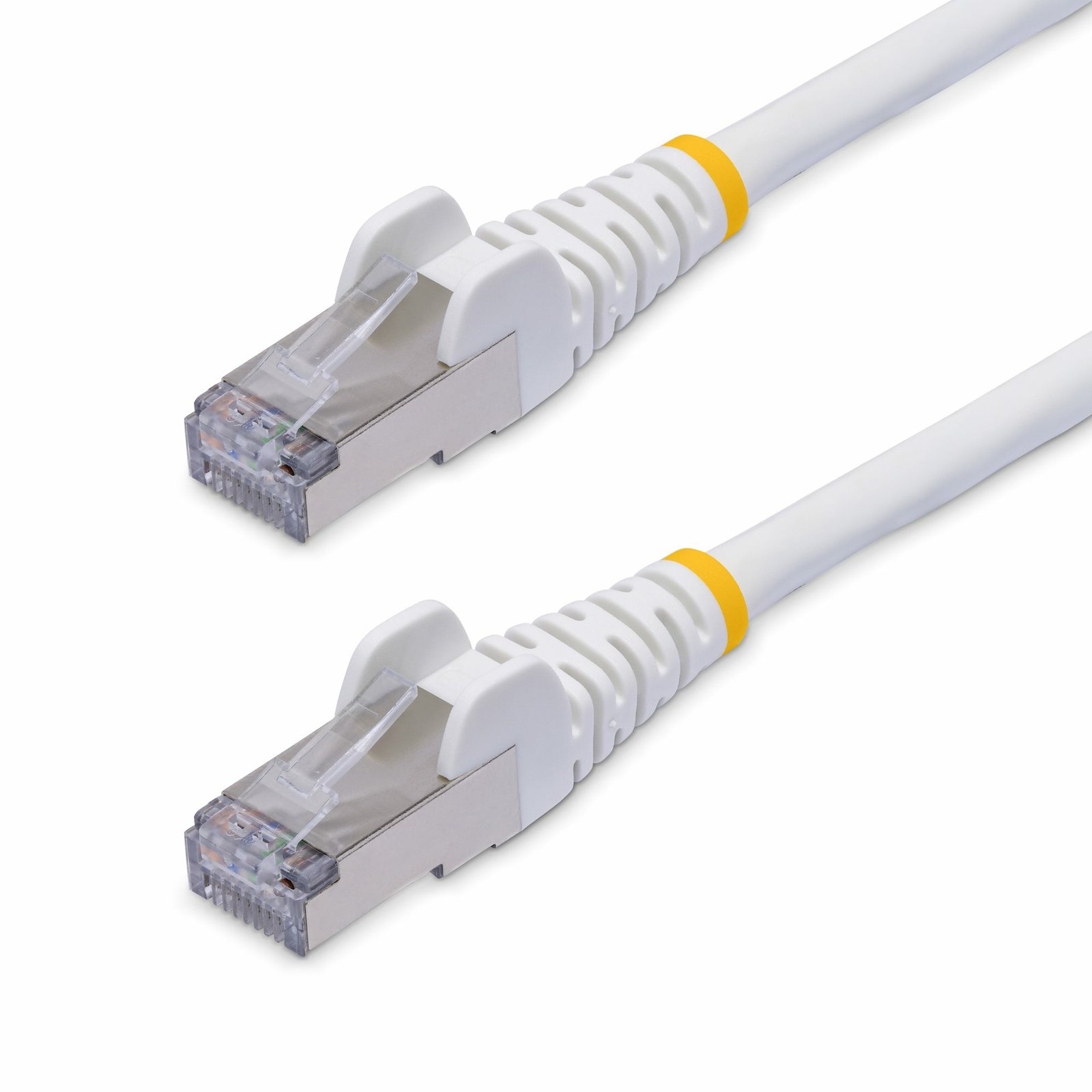 StarTech.com 20ft White CAT8 Ethernet Cable, Snagless RJ45, 25G/40G, 2000MHz, 100W PoE++, S/FTP, NLWH20FCAT8PATC