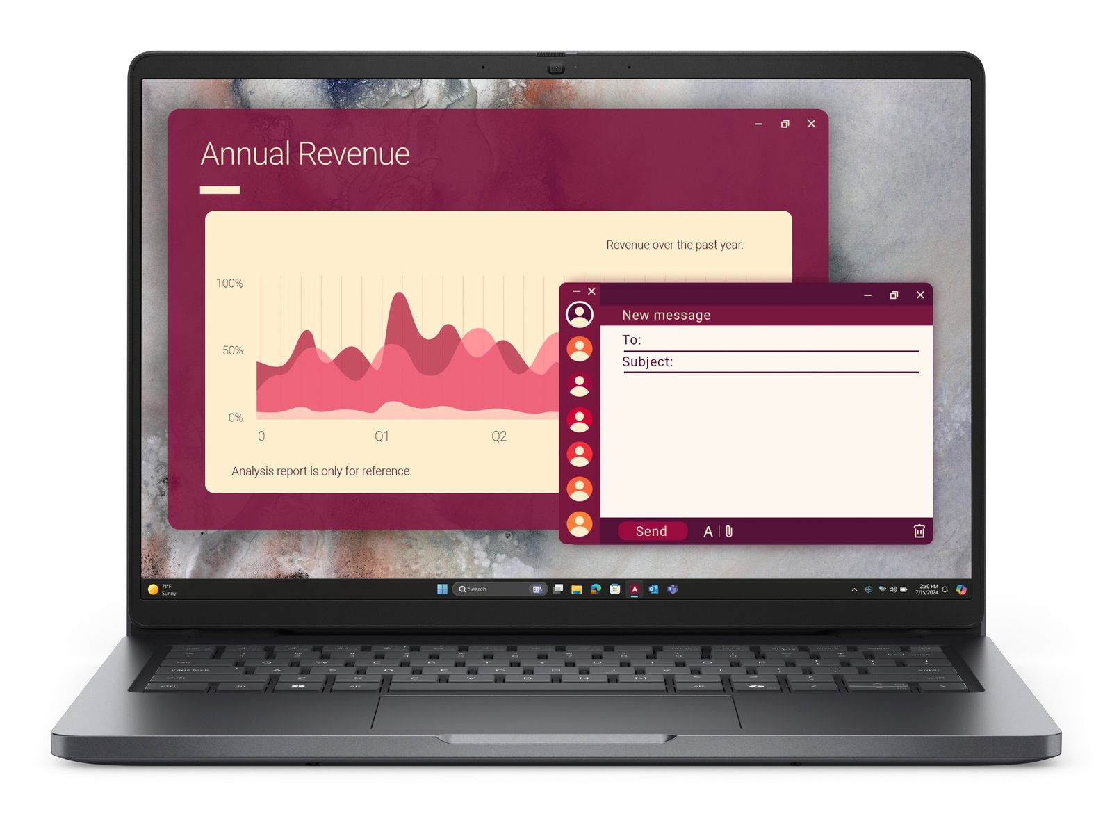 Dell Commercial Pro 14 PC14250 Intel Core 5 120U Laptop 35.6 cm Touchscreen Full HD+ 16 GB PC14250GDFT1